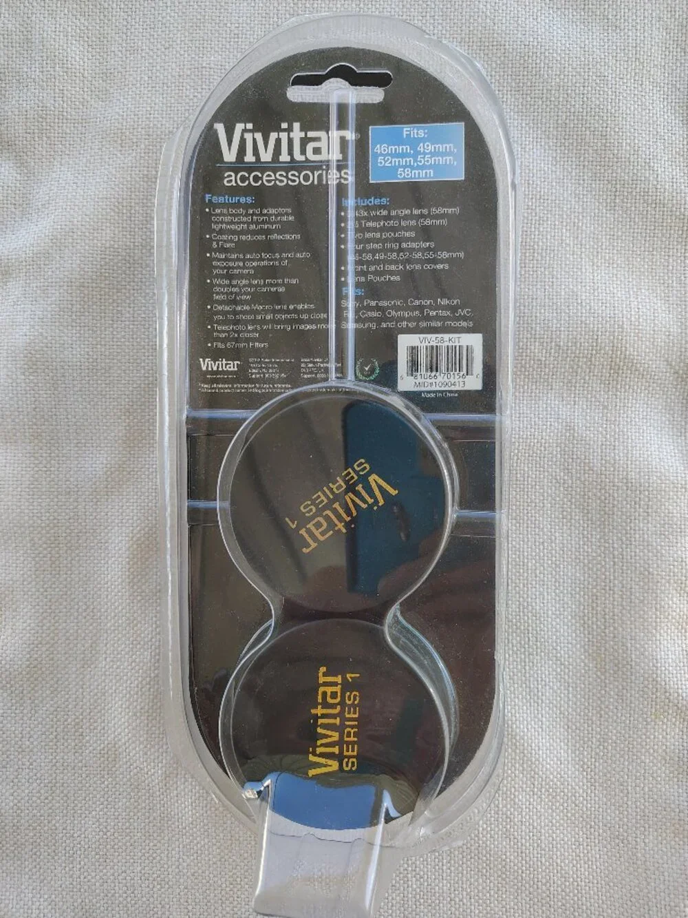 Vivitar Digital Multi-Coated .43x Wide Angle Lens With Macro & 2.5x Telephoto
